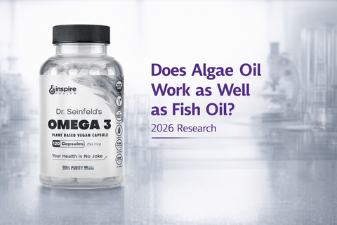 Does Algae Oil Work as Well as Fish Oil? 2026 Research - DrSeinfeld.com Operated by Ginspire Health LLC