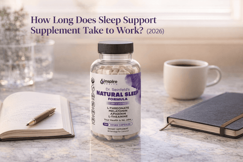 How Long Does Sleep Support Supplement Take to Work? (2026) - DrSeinfeld.com Operated by Ginspire Health LLC