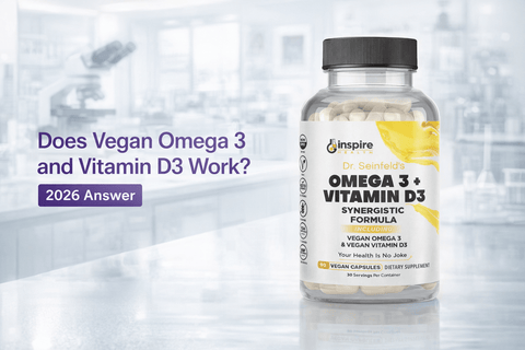Does Vegan Omega 3 and Vitamin D3 Work? 2026 Answer - DrSeinfeld.com Operated by Ginspire Health LLC