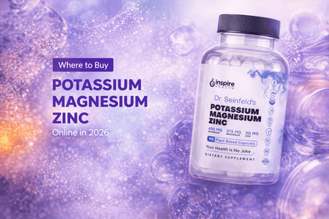 Where to Buy Potassium Magnesium Zinc Online in 2026 - DrSeinfeld.com Operated by Ginspire Health LLC