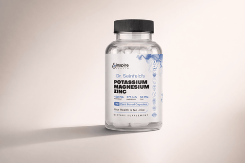 Best Potassium Magnesium Zinc Supplement USA 2026 - DrSeinfeld.com Operated by Ginspire Health LLC
