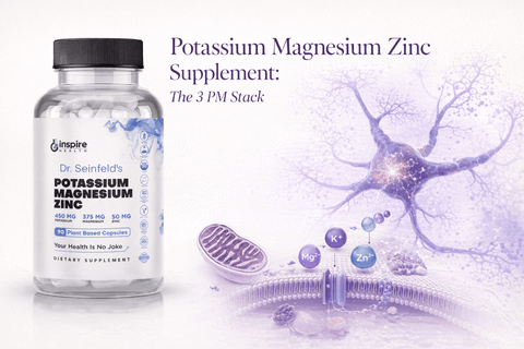 Potassium Magnesium Zinc Supplement: The 3 PM Stack - DrSeinfeld.com Operated by Ginspire Health LLC