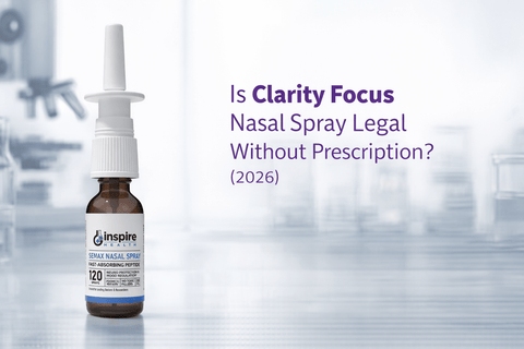 Is Clarity Focus Nasal Spray Legal Without Prescription? (2026) - DrSeinfeld.com Operated by Ginspire Health LLC