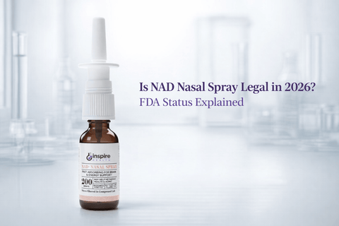 Is NAD Nasal Spray Legal in 2026? FDA Status Explained - DrSeinfeld.com Operated by Ginspire Health LLC