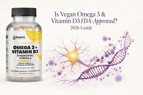 Is Vegan Omega 3 & Vitamin D3 FDA-Approved? 2026 Guide - DrSeinfeld.com Operated by Ginspire Health LLC
