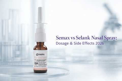 Semax vs Selank Nasal Spray: Dosage & Side Effects 2026 - DrSeinfeld.com Operated by Ginspire Health LLC