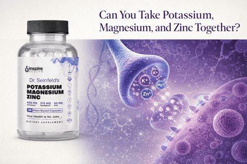 Can You Take Potassium, Magnesium, and Zinc Together? - DrSeinfeld.com Operated by Ginspire Health LLC