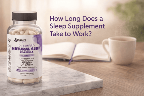 How Long Does a Sleep Supplement Take to Work? - DrSeinfeld.com Operated by Ginspire Health LLC