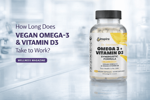 How Long Does Vegan Omega-3 & Vitamin D3 Take to Work? - DrSeinfeld.com Operated by Ginspire Health LLC