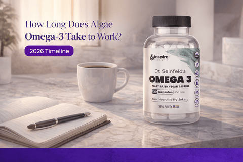 How Long Does Algae Omega-3 Take to Work? 2026 Timeline - DrSeinfeld.com Operated by Ginspire Health LLC