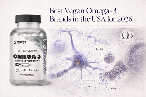Best Vegan Omega-3 Brands in the USA for 2026 - DrSeinfeld.com Operated by Ginspire Health LLC