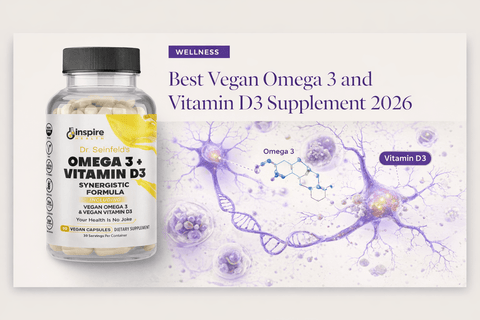 Best Vegan Omega 3 and Vitamin D3 Supplement 2026 - DrSeinfeld.com Operated by Ginspire Health LLC