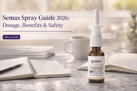 Semax Spray Guide 2026: Dosage, Benefits & Safety - DrSeinfeld.com Operated by Ginspire Health LLC