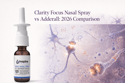 Clarity Focus Nasal Spray vs Adderall: 2026 Comparison - DrSeinfeld.com Operated by Ginspire Health LLC