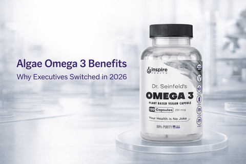 Algae Omega 3 Benefits: Why Executives Switched in 2026 - DrSeinfeld.com Operated by Ginspire Health LLC