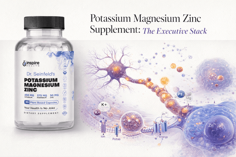 Potassium Magnesium Zinc Supplement: The Executive Stack - DrSeinfeld.com Operated by Ginspire Health LLC