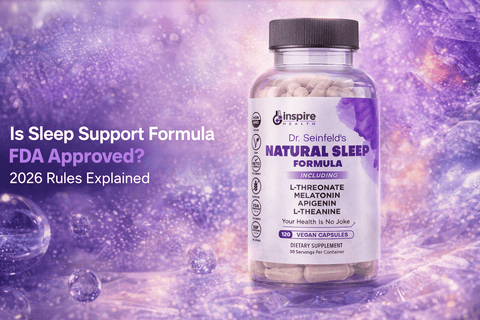 Is Sleep Support Formula FDA Approved? 2026 Rules Explained - DrSeinfeld.com Operated by Ginspire Health LLC