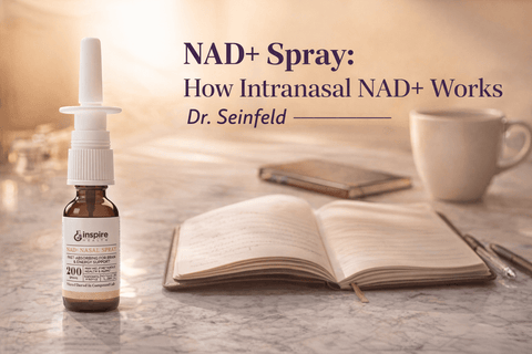 NAD+ Spray: How Intranasal NAD+ Works | Dr. Seinfeld - DrSeinfeld.com Operated by Ginspire Health LLC