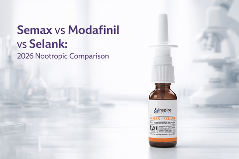 Semax vs Modafinil vs Selank: 2026 Nootropic Comparison
