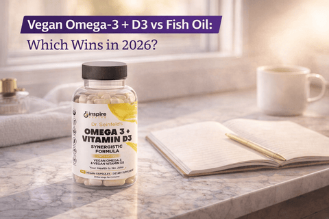 Vegan Omega-3 + D3 vs Fish Oil: Which Wins in 2026? - DrSeinfeld.com Operated by Ginspire Health LLC