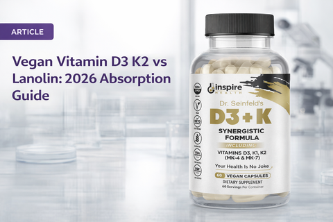 Vegan Vitamin D3 K2 vs Lanolin: 2026 Absorption Guide