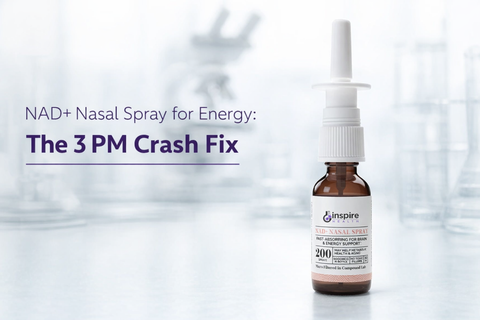 NAD+ Nasal Spray for Energy: The 3 PM Crash Fix