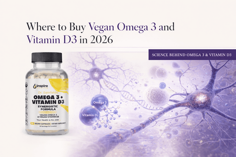 Where to Buy Vegan Omega 3 and Vitamin D3 in 2026 - DrSeinfeld.com Operated by Ginspire Health LLC