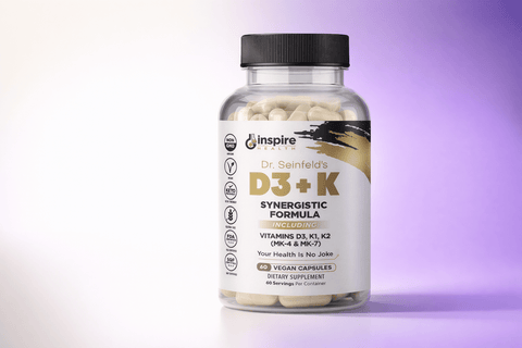 Vitamin D3 K2 Vegan Supplement: The Bone Crisis at 40+ - DrSeinfeld.com Operated by Ginspire Health LLC