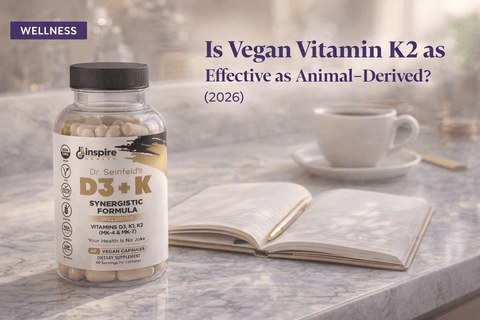 Is Vegan Vitamin K2 as Effective as Animal-Derived? (2026) - DrSeinfeld.com Operated by Ginspire Health LLC