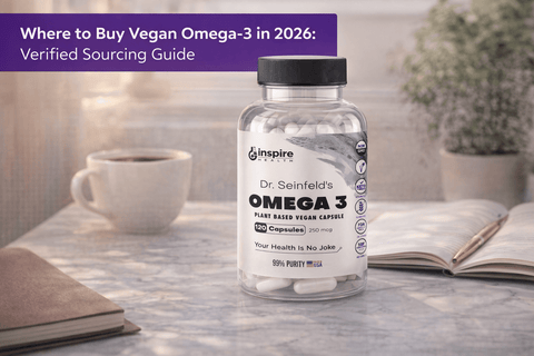 Where to Buy Vegan Omega-3 in 2026: Verified Sourcing Guide - DrSeinfeld.com Operated by Ginspire Health LLC