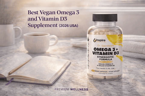 Best Vegan Omega 3 and Vitamin D3 Supplement (2026 USA) - DrSeinfeld.com Operated by Ginspire Health LLC