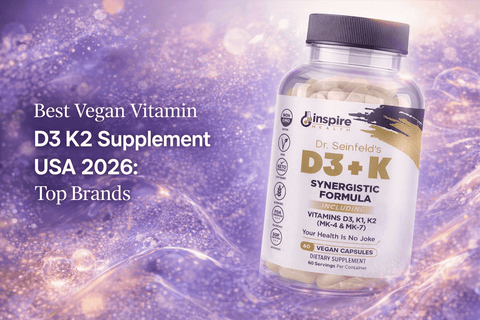 Best Vegan Vitamin D3 K2 Supplement USA 2026: Top Brands - DrSeinfeld.com Operated by Ginspire Health LLC