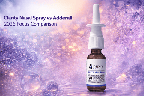 Clarity Nasal Spray vs Adderall: 2026 Focus Comparison - DrSeinfeld.com Operated by Ginspire Health LLC