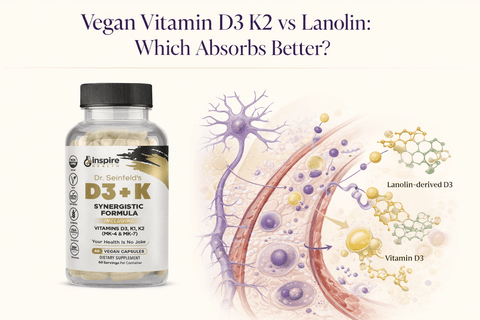 Vegan Vitamin D3 K2 vs Lanolin: Which Absorbs Better? - DrSeinfeld.com Operated by Ginspire Health LLC