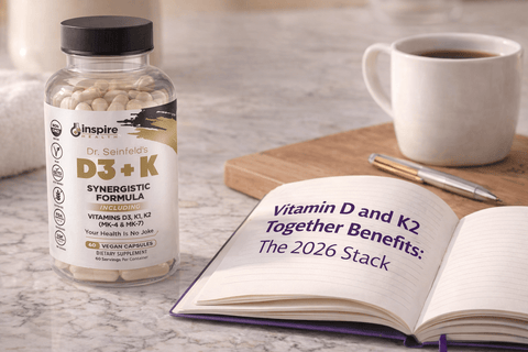 Vitamin D and K2 Together Benefits: The 2026 Stack - DrSeinfeld.com Operated by Ginspire Health LLC