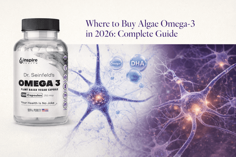 Where to Buy Algae Omega-3 in 2026: Complete Guide - DrSeinfeld.com Operated by Ginspire Health LLC