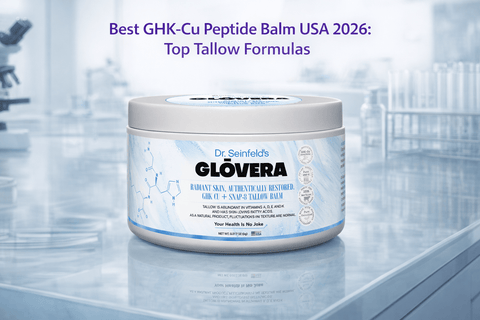 Best GHK-Cu Peptide Balm USA 2026: Top Tallow Formulas - DrSeinfeld.com Operated by Ginspire Health LLC