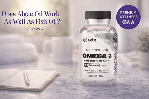 Does Algae Oil Work as Well as Fish Oil? 2026 Q&A - DrSeinfeld.com Operated by Ginspire Health LLC