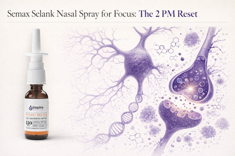 Semax Selank Nasal Spray for Focus: The 2 PM Reset