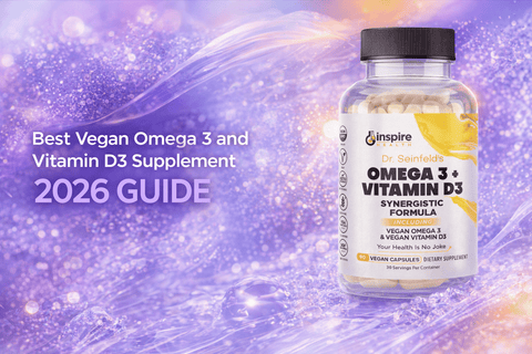 Best Vegan Omega 3 and Vitamin D3 Supplement (2026 Guide) - DrSeinfeld.com Operated by Ginspire Health LLC