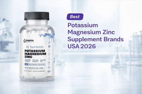 Best Potassium Magnesium Zinc Supplement Brands USA 2026 - DrSeinfeld.com Operated by Ginspire Health LLC