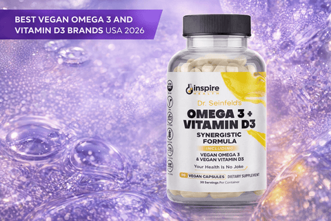 Best Vegan Omega 3 and Vitamin D3 Brands USA 2026 - DrSeinfeld.com Operated by Ginspire Health LLC