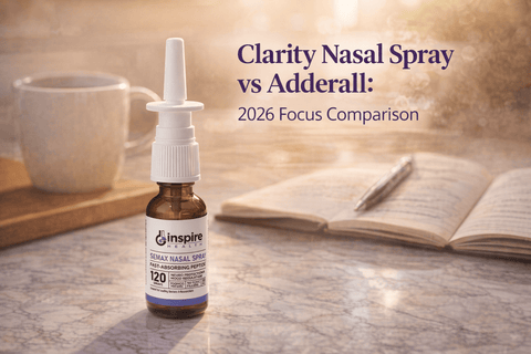 Clarity Nasal Spray vs Adderall: 2026 Focus Comparison - DrSeinfeld.com Operated by Ginspire Health LLC