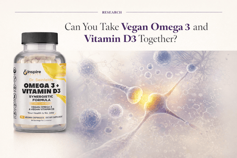 Can You Take Vegan Omega 3 and Vitamin D3 Together? - DrSeinfeld.com Operated by Ginspire Health LLC