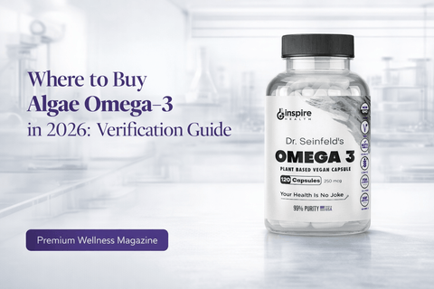 Where to Buy Algae Omega-3 in 2026: Verification Guide - DrSeinfeld.com Operated by Ginspire Health LLC