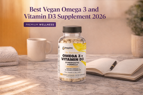 Best Vegan Omega 3 and Vitamin D3 Supplement 2026