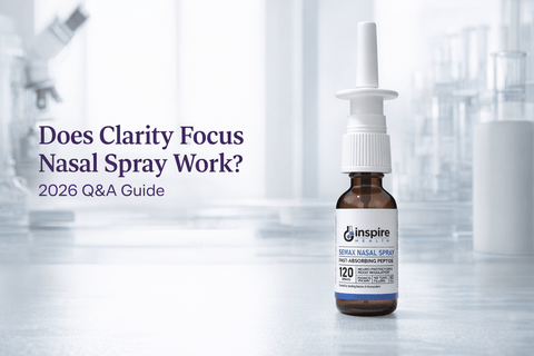 Does Clarity Focus Nasal Spray Work? 2026 Q&A Guide - DrSeinfeld.com Operated by Ginspire Health LLC