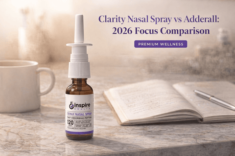 Clarity Nasal Spray vs Adderall: 2026 Focus Comparison - DrSeinfeld.com Operated by Ginspire Health LLC