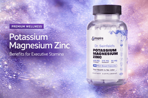 Potassium Magnesium Zinc Benefits for Executive Stamina - DrSeinfeld.com Operated by Ginspire Health LLC