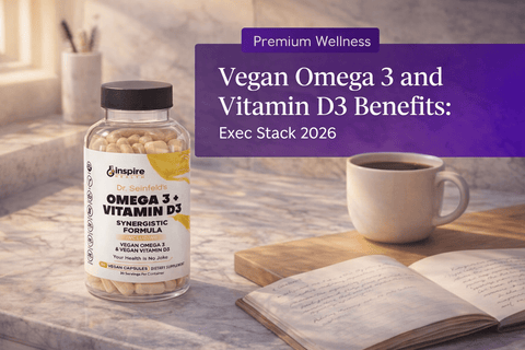 Vegan Omega 3 and Vitamin D3 Benefits: Exec Stack 2026 - DrSeinfeld.com Operated by Ginspire Health LLC